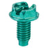 NSI GSH Solid Wire Grounding Hex Head Screw, Green, Pack of 100...