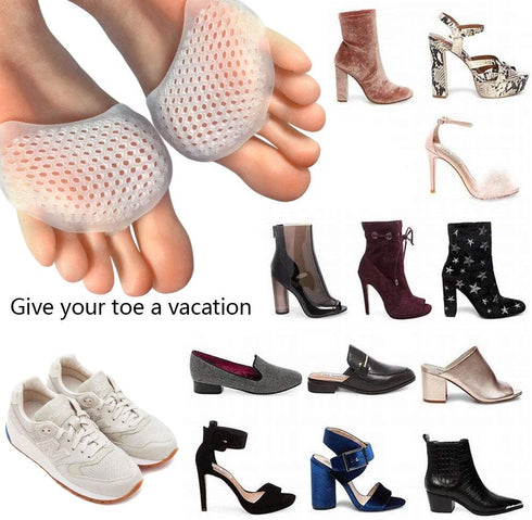 Toe Pads Ball of Toe Cushions Metatarsal Pads Ball of Foot Pads Mortons Neuroma Callus Metatarsal Foot Pain Relief Bunion Forefoot Cushioning Reli...