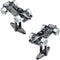 Gun Black Mini Racing Cufflinks For Men With Gift Box....