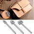 3Pcs 2/4/6 Leather Stitching Punch Prong Steel Leather Craft Tool DIY Lacing Stitching Punch Tool with 4/5/6/8mm Pitch(6mm Pitch)...