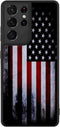 Tnarru Compatible with Samsung Galaxy S21 Ultra Case American Flag Pattern Military-Grade Drop Protection Non-Slip Sides Anti-Scratch Shockproof S...