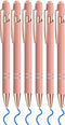 6 Pcs Blue Ink Ballpoint Pen with Stylus Tip 2 in 1 Ballpoint Pen Metal Pens Stylus Pen for Touch Screens School Office Coworkers (Rose)......