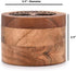 Acacia Wood Spice Cellars Box with Lid for Kitchen, Countertop, Round Storage Box for Spices (3.5" x 3.5" x 2.5")...