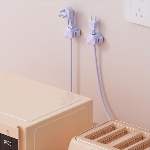 3Pack Cable Clips, JIYHF Cord Organizer for Desk, Wire Organizer, Phone USB Charger Holder, Management Wall Car Desktop Nightstand(Purple)...