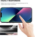Tempered Glass Screen Protector for iPhone 14 Plus and iPhone 13 Pro Max (3 Pack) -- Toughened Glass Protective Cover for 6.7-inch Apple iPhones -...