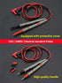 Multimeter Test Leads Banana Plug,1000V 20A Digital Multi Meter Clamp Tester Probe Test Probes Leads for Multimeter Electronic Test Leads Multimet...
