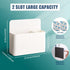 2 Pcs Magnetic Marker Holder Wall Mount Marker Caddy Pencil Holder for Dry Erase Whiteboard Fridge, Self Adhesive Marker Pen Holder for Home Offic...