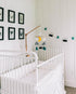 Baby Crib Mobile (Starry Woodland Night, Mint) - Nursery Decoration Crib Mobile and Baby Shower for Boys and Girls...