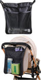 Baby Stroller Organizer,Black,Umbrella stroller organizer,Extra pockets to store snacks/wipes items,Holds water bottles, toddler sweat shirt etc (...