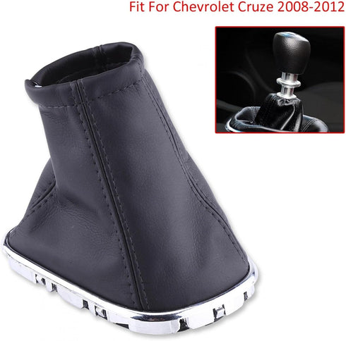 for Chevy cruze 2013 stick boot PU Leather Car Gear Shift Knob Cover Gaiter Boot Fit for Chevrolet Cruze 2008-2012 2012 for Chevy cruze shift boot...