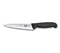 Victorinox Swiss Army 5.2003.15-X8 Fibrox Straight Chef's Knife Black 6 in...