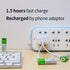 Rechargeable AAA Batteries 1.5V 550mWh USB Lithium ion Rechargeable AAA Battery with USB Type C Charging Cable, High Capacity Fast Charge, 1200 Cy...