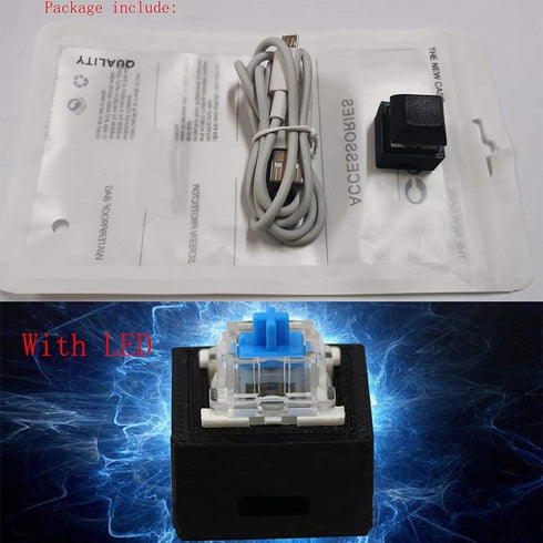 Programmable Macro PC Keyboard User-Defined USB Button Single Keyboard Switch OSU Keypad Game Customized Shortcut Combination Key 1 Key to Enter P...