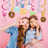 30Ct Donuts Party Supplies Hanging Swirl Decorations for Girls,Boys,Kids, Home,Classroom,Baby Shower,Birthday...