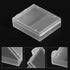 Taidda Battery Holder Case, Battery Holder Case Sturdy Pliable 10Pcs Clear Plastic Dampproof Battery Holder Storage Box Case Container for Digital...