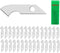 Acrylic Plexiglass Sheet Cutter Hook Knife Replacement Blade, Contains 30 Hook Blades, NO Knife holder....