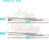 2Pcs 12" Kitchen Tweezers Tongs, Cooking Tweezers, Chef Tweezers Tongs for Cooking, Long Handle Food Tweezers for Plating & BBQ, Stainless Steel C...