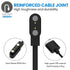 Charging Cable Compatible with Mindrose Smart Watch Charger Magnetic USB Cable Portable Cord for Mindrose Replacement Charger (Black&White)......