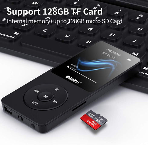 RUIZU 64GB MP3 Player with Bluetooth 5.3, Portable Music Player for Kids Sports Running, FM Radio, Voice Recorder, Equalizer, 80H Digital Audio Vi...
