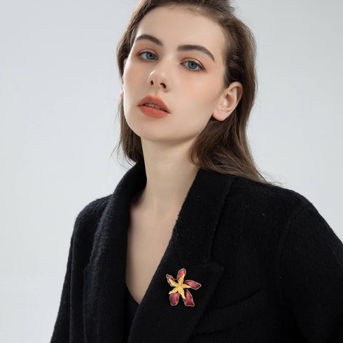 Flower Brooches for Women Fashion Decoration Pin...