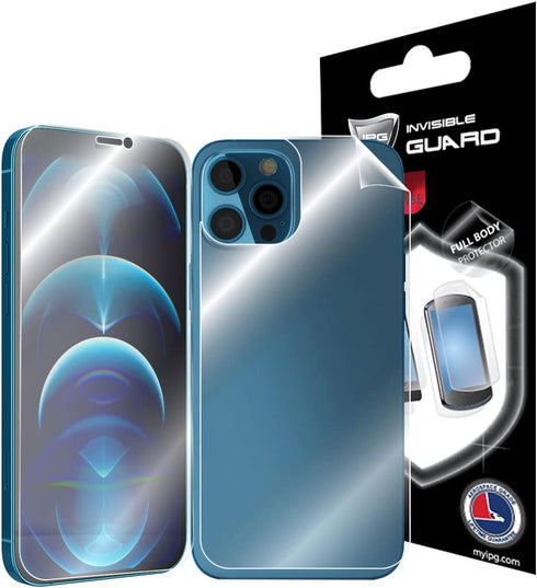 IPG For iPhone 12 Pro Max FULL BODY Protector Invisible Touch Screen Sensitive Ultra HD Clear Film Anti Scratch Skin Guard - Smooth/Self-Healing/B...