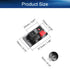 Heyiarbeit 8Pcs 2-Way Speaker Terminal Block Spring Push Release Connector 2 Position Amplifier Spring Jointing Clamp Test Clip...