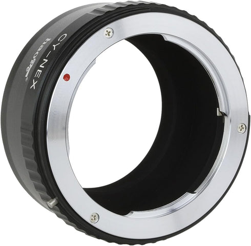 Haoge Lens Mount Adapter for Contax Yashica C/Y CY Mount Lens to Sony E Mount NEX Camera as a3000 a3500 a5000 a5100 a6000 a6400 a6500 A7 A7R A7S A...