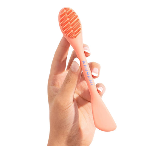 AAVRANI Mask Applicator Tool - Silicone Face Mask Brush Applicator and Massage Spatula for Clay, Cream, Gel, and Mud Facial Masks - Beauty Tool Gi...