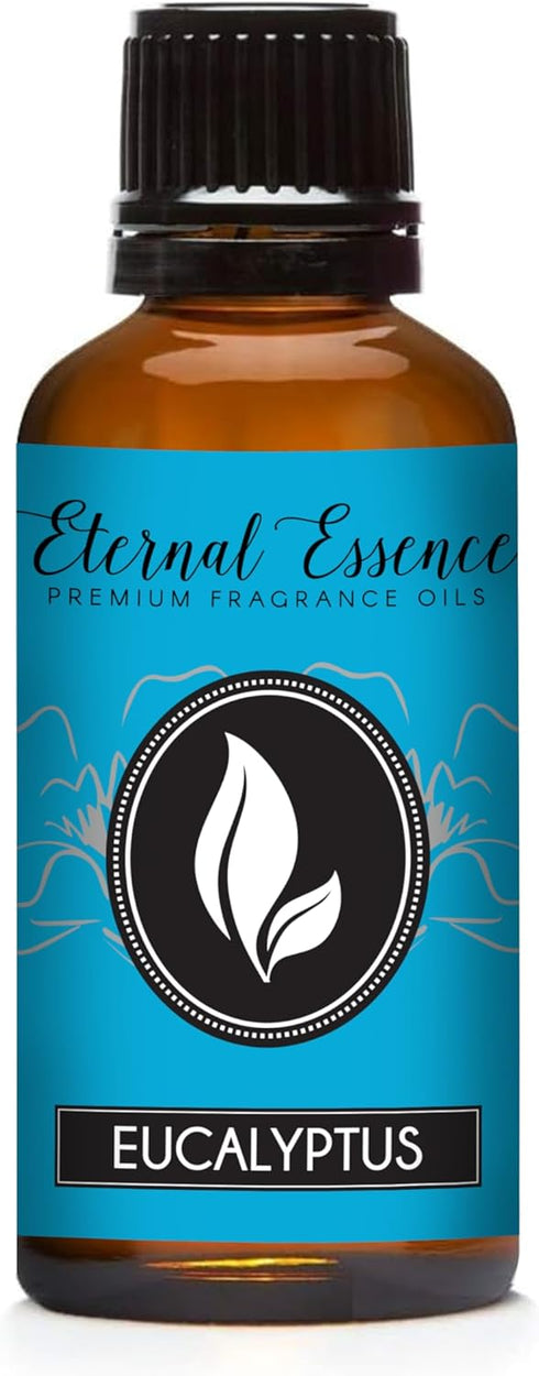 Eternal Essence Oils Eucalyptus 30ml Premium Fragrance Oil - for Candle, Soap Making, Aromatherapy, Diffusers, Home Care, & Humidifiers...