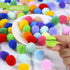 Caydo 400 Pieces 1 Inch 20 Colors Pompoms Arts and Crafts Pom Poms Balls for Hobby Supplies and Creative Craft DIY Material...
