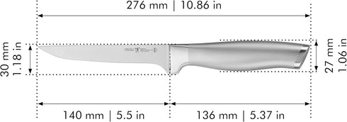 HENCKELS Modernist Razor-Sharp 5.5-inch Boning Knife, German Engineered Informed by 100+ Years of Mastery, Black/Stainless Steel...