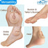 Chiroplax C-Shaped Felt Callus Cushion Pads Protector Rubbing Pain Relief Forefoot Metatarsal | 3/16" Thick (48 Pack)...