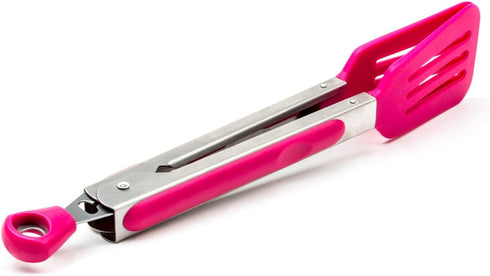 Fox Run Craftsmen, us kitchen, FOXW9 Locking Tongs, 1.25 x 2.25 x 10.75 inches, Pink...