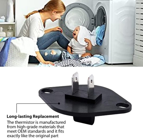 134587700 Dryer Control Thermistor Replacement - Exact Fit for Frigidaire Kenmore Electrolux dryer - Replaces 1156925 134216500 AP3866842