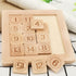 Toddmomy Brain Teasers Toy Wooden Number Slide Puzzle 15 Number Puzzle Slide Game Brain Teaser Sliding Puzzle Math Educational Toys for Kids Boys ...