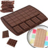 Newk Silicone Break Apart Chocolate Molds, Candy and Energy Bar Silicone Molds, Pack of 6...