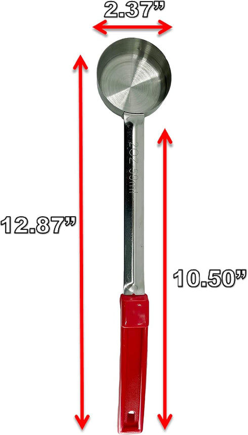 Stainless Steel Portion Control Serving Spoons | Combo Packs (2oz, 3oz, 4oz Solid)...