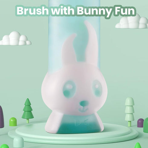 7001 Kids Toothbrush, Extra Soft Bristles, Cute Buuny Design, for Children Ages 2+, Small Head, 6 Count...