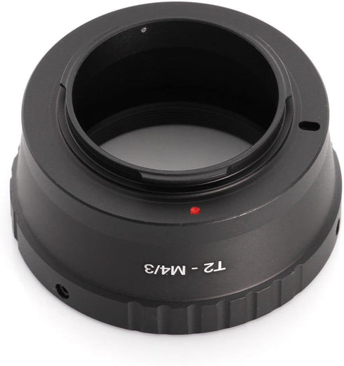 Adapter Ring for T2 T Mount Lens to Olympus Pen and Panasonic Lumix Micro Four Thirds (MFT, M4/3) Mount Mirrorless Camera Body EP5 E-PL7 GH4 GH5 G...