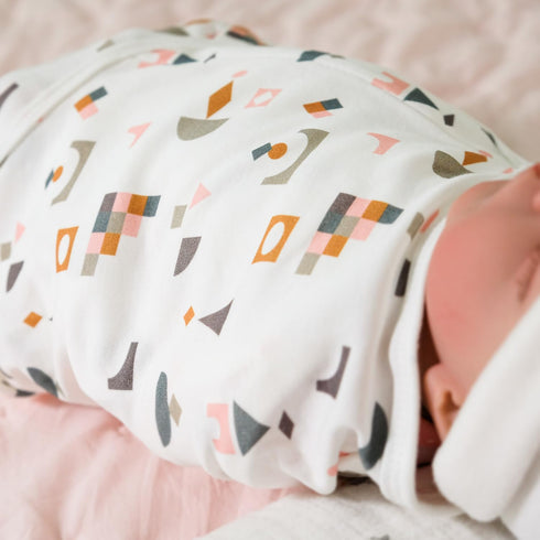 Infant Baby Swaddle Blanket, Safe Infant Sleep Zip Swaddle (ToyBlock Print Sleepsack 1PACK)...