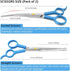 Dog Grooming Scissors Set, Curved Dog Grooming Scissors, Shine Sharp Stainless Steel with Safety Round-Tip, Perfect for Groomer at Home and the Am...