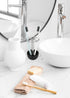 CozyCabin Toothbrush Holder Stand, for Razor, Bathroom Vanity Countertop, Stainless Steel Toothbrush Bathroom Organizer (Black)...