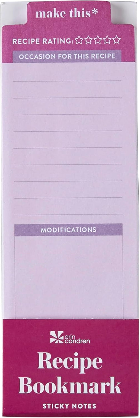 Erin Condren Bookmark Sticky Note (Recipe)...