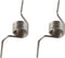 2 Pack Refrigerator Spring For Kenmore Elite Compatible With 795.741053.010 795.71063.011 Counter Clockwise Wound Door Repair French Heavy Duty Steel