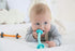 Teething Tube with Safety Shield - Baby Hollow Teether Sensory Toys & Gum Massager for Infants 3-12 Months Boys Girls, BPA-Free Food-grade Silicon...