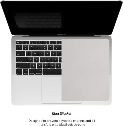 UPPERCASE GhostBlanket Screen Keyboard Imprint Protection Microfiber Liner and Cleaning Cloth 13" Compatible with MacBook Pro 13" 14" and MacBook ...