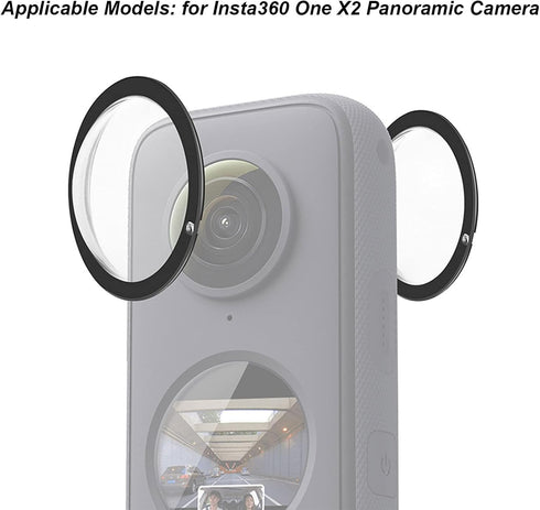 Lens Guards Cover Camera Lens Protector Protective Guard Cover Protector Accessories Lens Protector Guards for Insta360 ONE X2 Panoramic Camera...