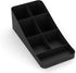 Mind Reader Cup and Condiment Station, Countertop Organizer, Coffee Bar, Kitchen, Stirrers, 7.25"L x 15.5"W x 5.25"H, Black...