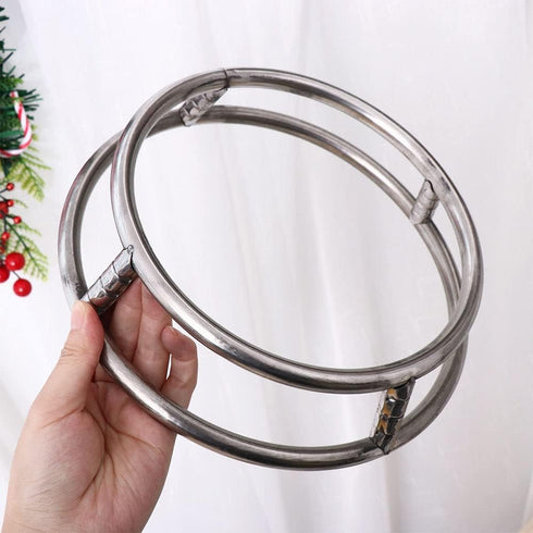 Stainless Steel Wok Ring Wok Rack Wok Stand Round Shelf Cookware Ring For Pot Gas Stove Fry Pan,23cm/9.05inch,26cm/10.23inch(26cm)...