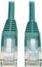 Tripp Lite Cat5e 350MHz Snagless Molded Patch Cable (RJ45 M/M) - Green, 5-ft.(N001-005-GN)...